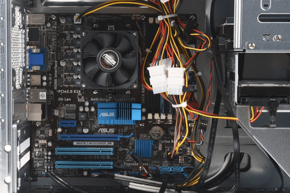 internal structure diagram of rack server